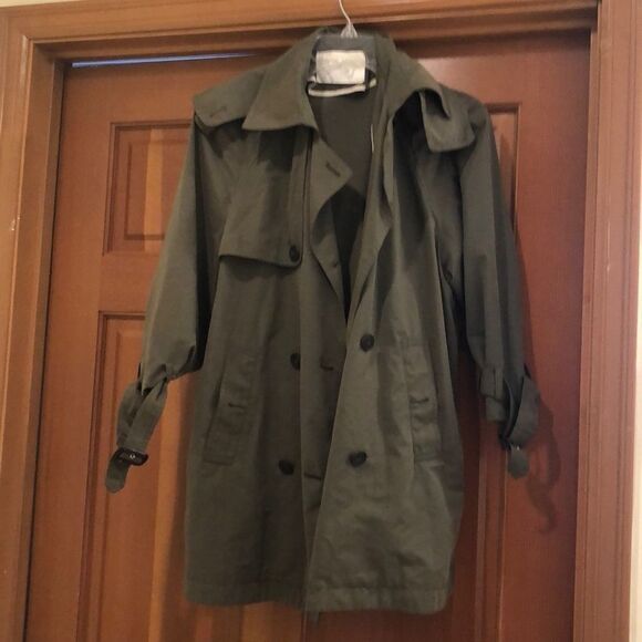 Zara Jackets & Blazers - Zara woman army green trench